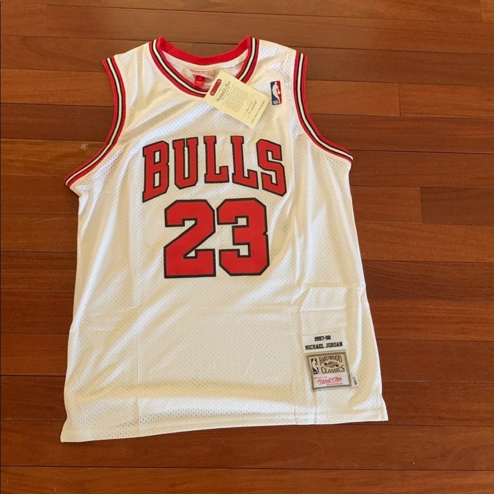 Michael Jordan Mitchell and Bess authentic jersey